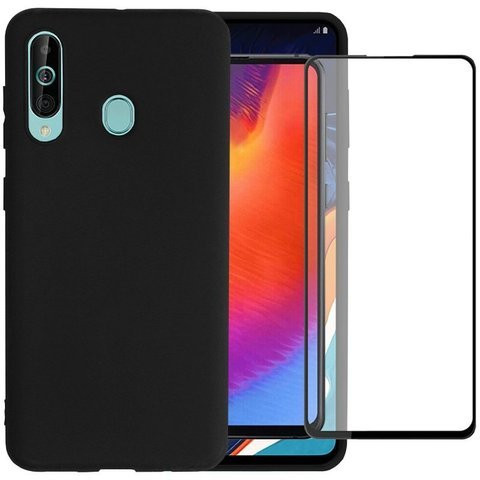 Tenké silikonové pouzdro Alogy pro Samsung Galaxy A60 černé Alogy 5D Glass
