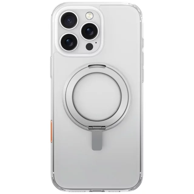 Průhledný otočný stojánek UNIQ Swivix o 360 stupňů pro iPhone 16 Pro Max