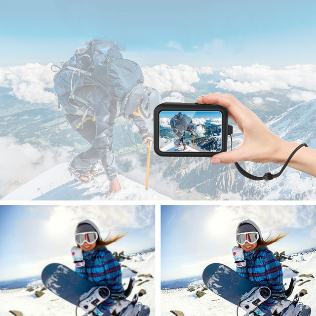 Ochranné silikonové pouzdro Alogy TPU pouzdro pro GoPro Hero 11/10/9 černé