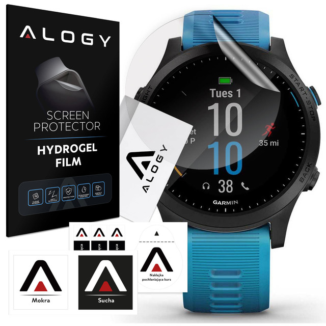 Alogy hydrogelová ochranná fólie pro chytré hodinky Garmin Forerunner 945