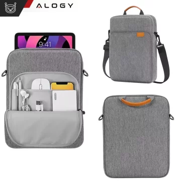 Alogy Laptop/ iPad Pro Air/ Tablet Bag 11-13 Inch Men's Women's Unisex Shoulder Strap Case Cover Pouch Gray