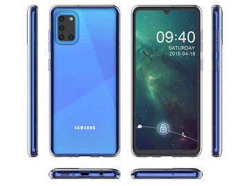 Alogy Silikonhülle Hülle für Samsung Galaxy A31 transparent