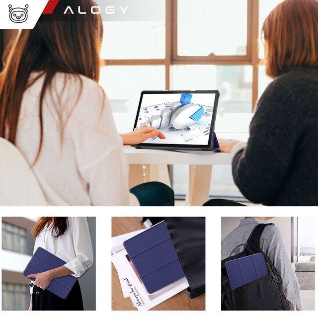 Pouzdro na tablet pro Lenovo Tab M10 3gen 3 GEN 10.1 2022 TB328FU Pouzdro TB328XU Pouzdro Alogy Book Cover Navy blue