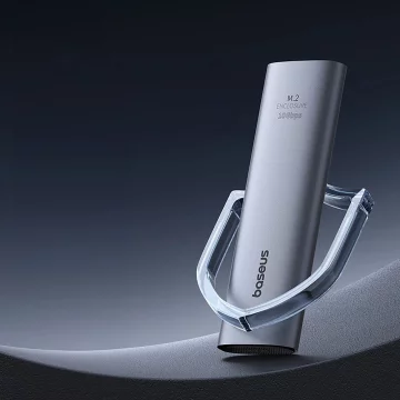 Baseus FlyJoy M.2 NVMe 10 Gb/s SSD box – šedý, až 8 TB