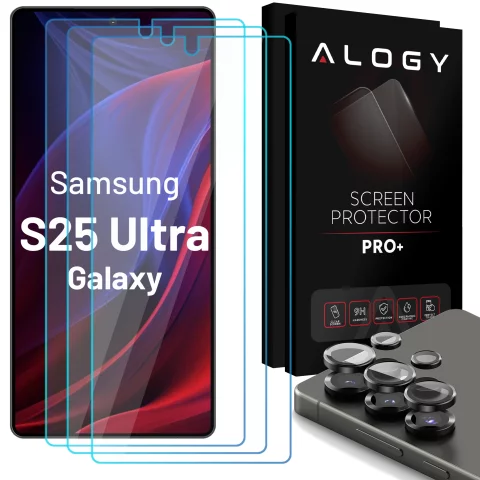 Alogy Glass Pack 3x Tempered Glass Screen Protector 9h Lens Glass for Apple iPhone 14 Pro