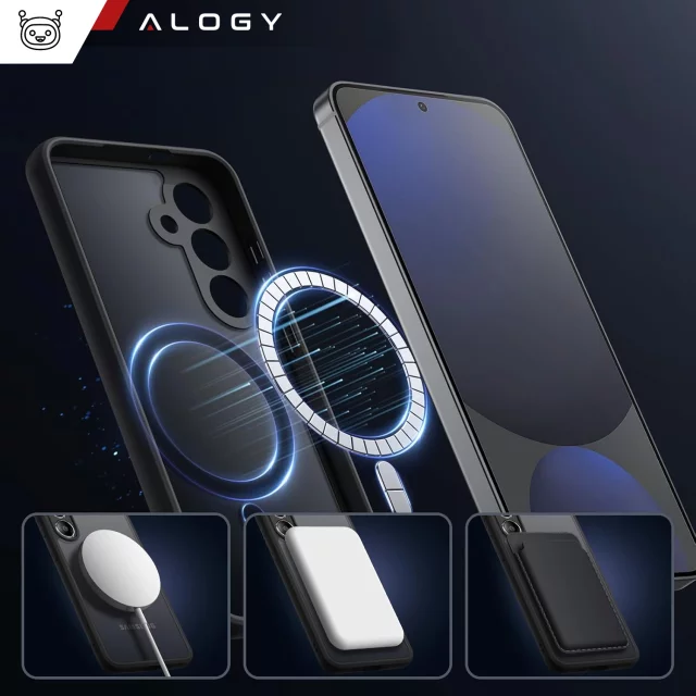 Pouzdro pro Apple iPhone 16 Pro Max Alogy Anti-Shock Hybrid Case pro MagSafe Transparent