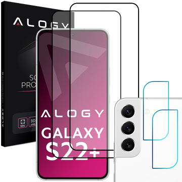 2x Alogy Glass Full Glue FC 2x Camera Lens Glass for Samsung Galaxy S22 Plus
