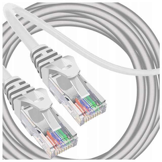 Cable high-speed network cable Twisted Gold LAN UTP 5E RJ-45 30m internet white