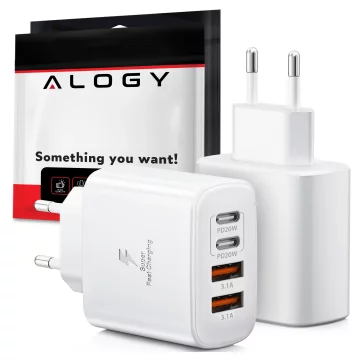 HUB splitter Alogy Adaptér pro počítačový notebook s USB-C na 3x USB-A 2.0 1x USB-A 3.0 šedý