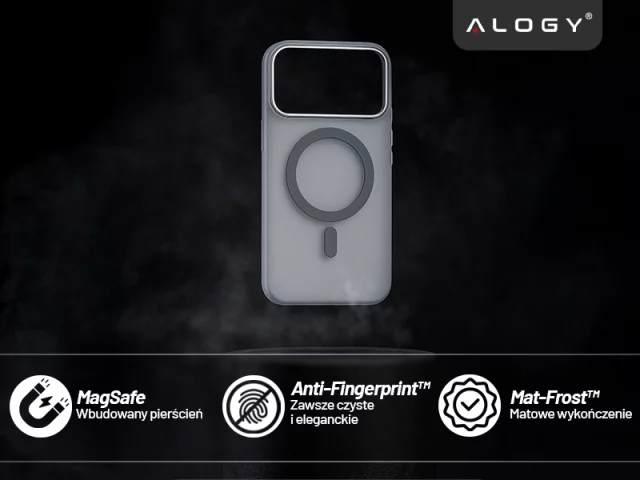 Etui do Apple iPhone 17 Pro Max – matowa obudowa do MagSafe z ochroną obiektywu, smukłe i odporne na zarysowania, idealne dopasowanie – Alogy Skinny MatteCase™ Białe
