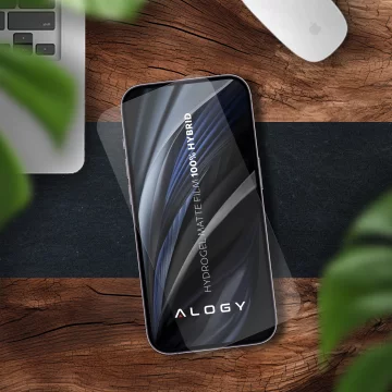 2x "MATTE" foil for iPhone 15 Pro Max Hydrogel Alogy for the screen for the "NO FINGERPRINT" case