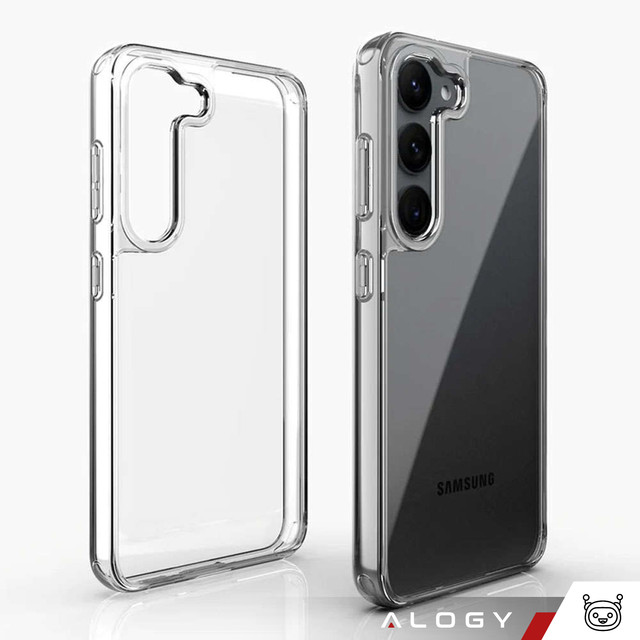 Hülle für Samsung Galaxy S24 Plus Back Cover Hybrid Clear Case Alogy Transparent