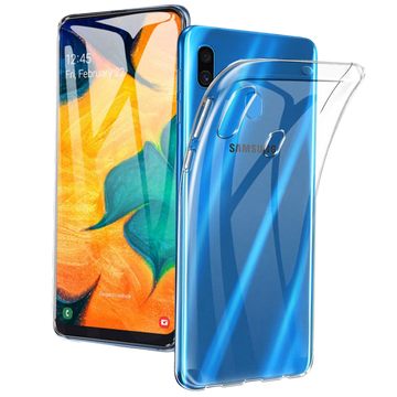Alogy Silikonhülle Hülle für Samsung Galaxy A30 / A20 / M10S transparent