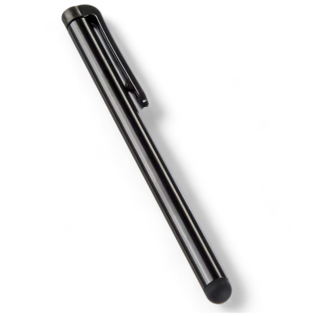 Kapacitní kovový dotykový stylus pro obrazovky telefonů a tabletů Alogy Stylus Pen Universal Black