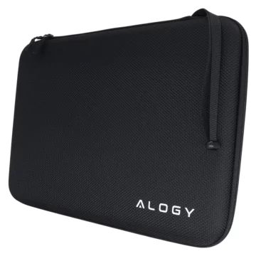 Laptop-Hülle, MacBook Air Pro 13,3 Zoll Alogy Hartschaum-Tasche, Schutzhülle für 13–14 Zoll Laptops, Schwarz