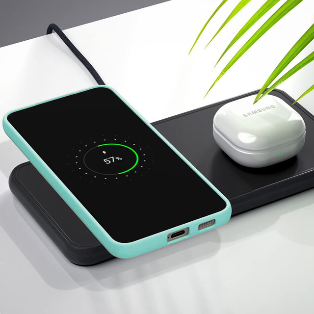 Alogy Thin Soft Case for Samsung Galaxy S22 Turquoise Glass
