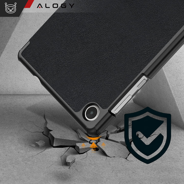 Hülle für Lenovo Tab M8 4gen TB300XU TB300FU Book Cover Case Alogy Schwarz