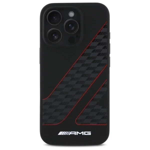 AMG Checkered Flag MagSafe Hardcase do iPhone 16 Pro Max 6,9″ – Czarny