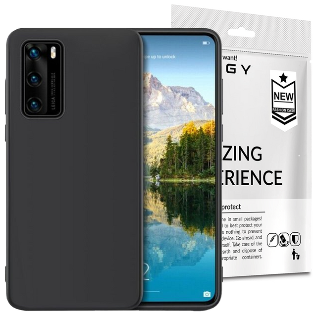 Silikonhülle Alogy Slim Case für Huawei P40 schwarz