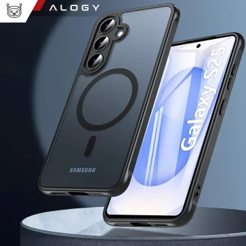 Samsung Galaxy S25 Case Alogy Matte HybridMag™️ MagSafe Case Matte Black