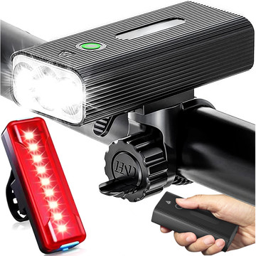 Světlo na kolo Přední Zadní LED Přední Zadní Světlo na kolo Vodotěsné IPX5 USB Bike Light Alogy