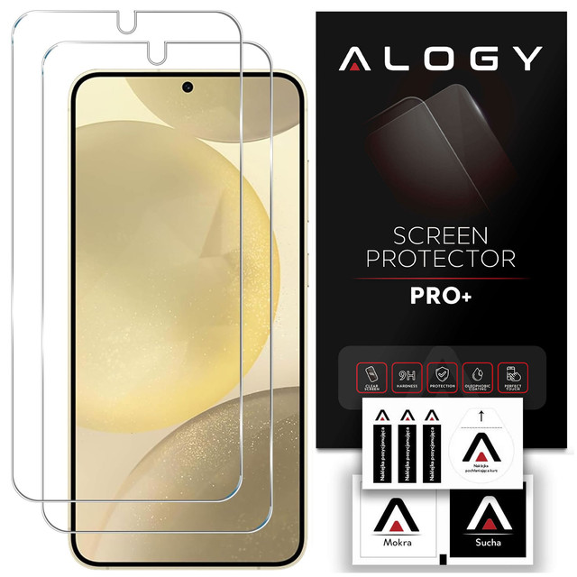 2x Tempered Glass for Samsung Galaxy S24 Screen Protector Pro 9H Alogy [2pcs]