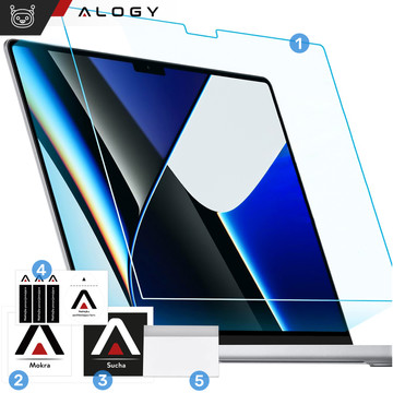 Matná ochranná fólie na displej pro MacBook Air 15 2023 M2 A2941 15,3" Alogy Screen Protect Film s filtrem Anti Blue