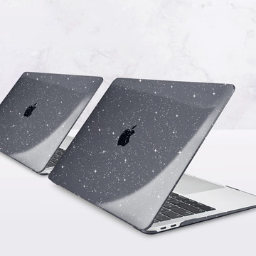 Etui pouzdro Alogy Hard Case pro Apple MacBook Air 13 M1 2020 Glitter Black