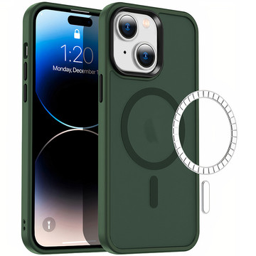 Ochranné pouzdro MagMat Case pro MagSafe pro Apple iPhone 13 Mini Matte Green Glass