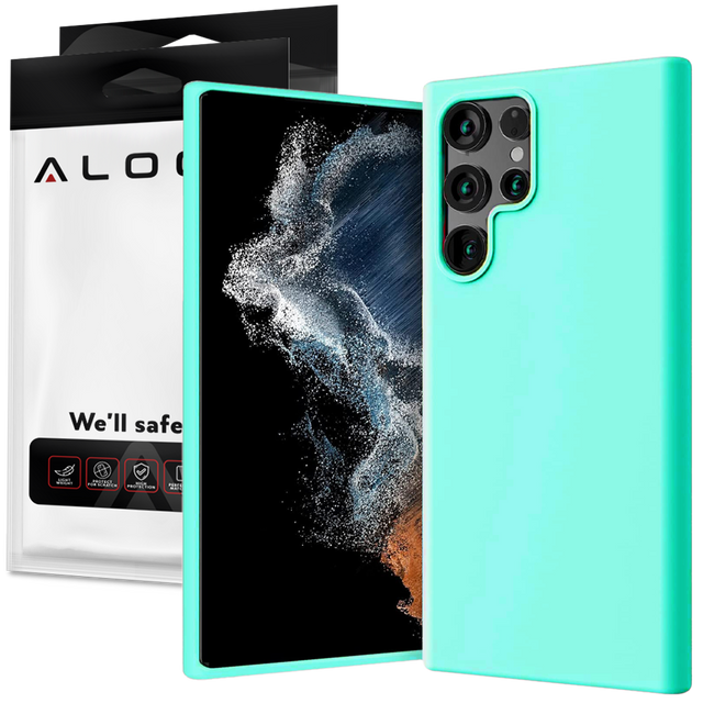 Alogy Thin Soft Case for Samsung Galaxy S22 Ultra Turquoise