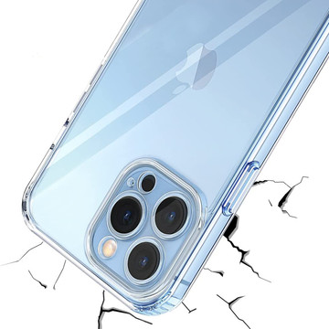 Armored case Alogy Hybrid Case for Apple iPhone 13 Pro with camera cover Clear Glass