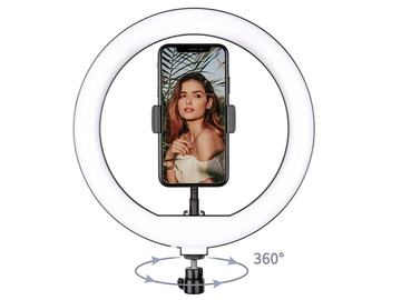 Alogy Ring A33 photographic ring lamp for makeup photos tripod