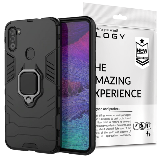 Etui Alogy Stand Ring Armor do Samsung Galaxy M11/ A11 czarne