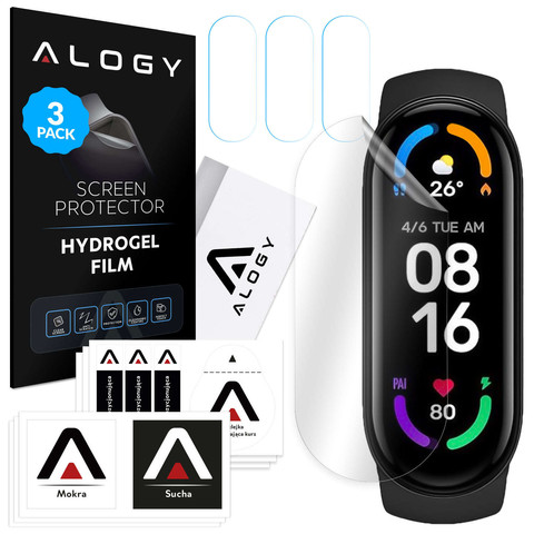 3x Alogy Hydrogel Hydrogel ochranná fólie pro chytré hodinky [značka] [model]