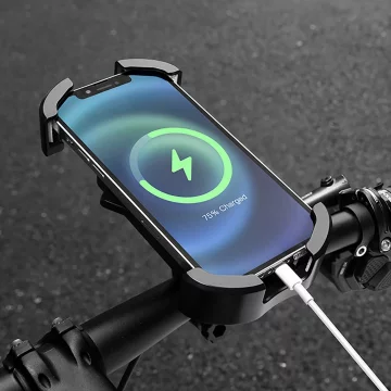 Rockbros Fahrradhalterung für Lenker mit 4,7–6,8 Zoll Durchmesser – Schwarz