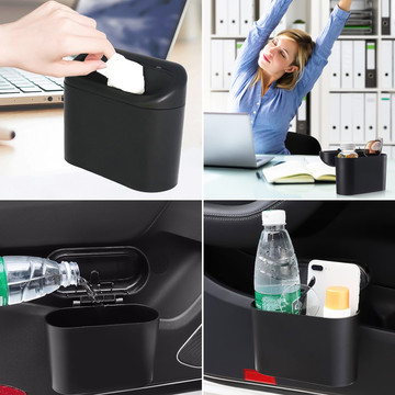 Organizér na odpadkový koš do auta mini malý odpadkový koš do auta Alogy černé pytle na odpadky 90 ks. mix 6 rohlíků