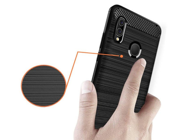 Alogy Rugged Armor Hülle für das Samsung Galaxy A30 / A20 / M10S schwarz