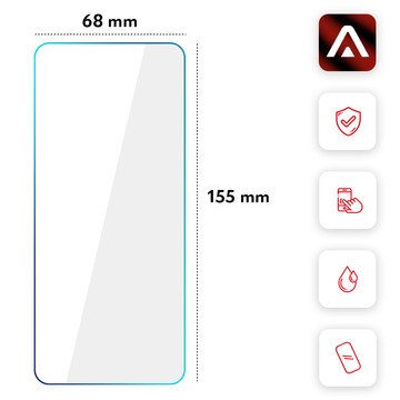 Tvrzené sklo 9H Alogy ochrana obrazovky pro Realme 9i