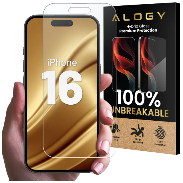 Hybrid Glass for Realme 11 Pro 5G / Pro Plus for Alogy Flexi Glass 9H Case Friendly Flat Screen Protector