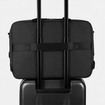 Alogy Outdoor Schützende Reisetasche Umhängetasche für Laptop, MacBook Air Pro bis 15,6" Schwarz