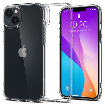Spigen Ultra Hybrid case for Apple iPhone 14 Crystal Clear Glass
