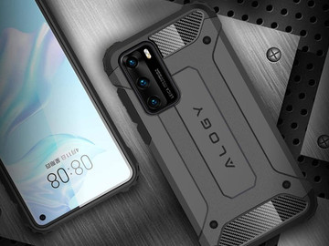Pouzdro Alogy Hard Armor pro Huawei P40 šedé