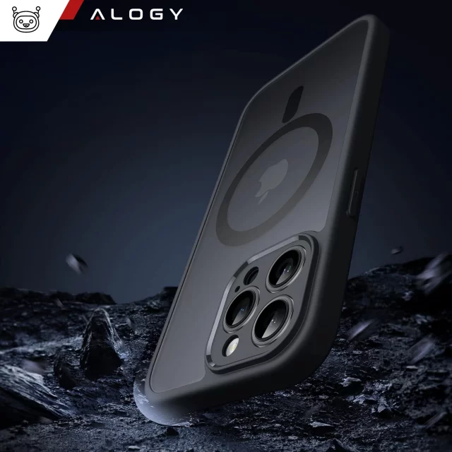 Pouzdro pro Apple iPhone 13 Pro Alogy MagSafe Hybrid Matte Case Matný kryt s ochranným sklem objektivu