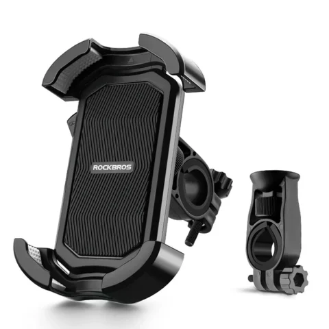 Uchwyt rowerowy Rockbros na kierownicę 4,7–6,8″ – czarny