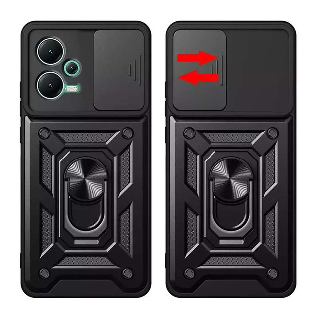 Ochranné pouzdro Alogy Camshield Stand Ring s krytem fotoaparátu pro Xiaomi Redmi Note 12/ Poco X5 5G