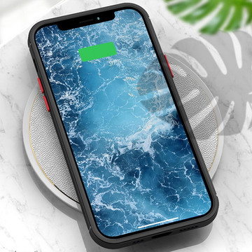 Case for Apple iPhone 13 Mini Alogy Hybrid Mag Case for MagSafe with camera protection matte black