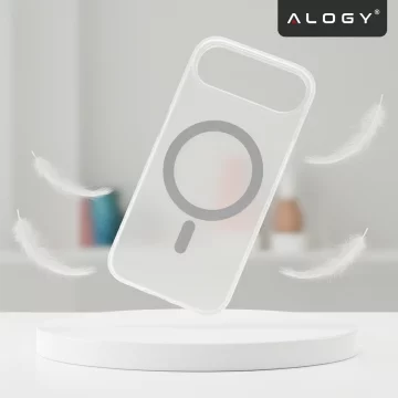 Pouzdro pro Apple iPhone 16 Pro Max Alogy MagSafe Hybrid Matte Case Matte Cover with Lens Protection Black