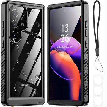Pouzdro pro Samsung Galaxy S24 Ultra Armored Waterproof IP68 360 Armor Case for Mag Safe Alogy černé