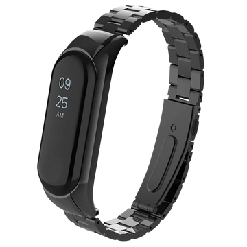 Alogy Stainless Steel Bracelet for Xiaomi Mi Band 5 Black