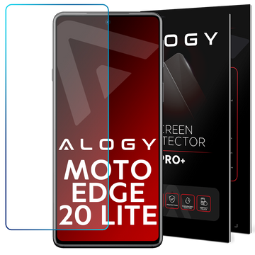 Gehärtetes Glas x2 9H Alogy Schutzglas für den Bildschirm für Motorola Edge 20 Lite